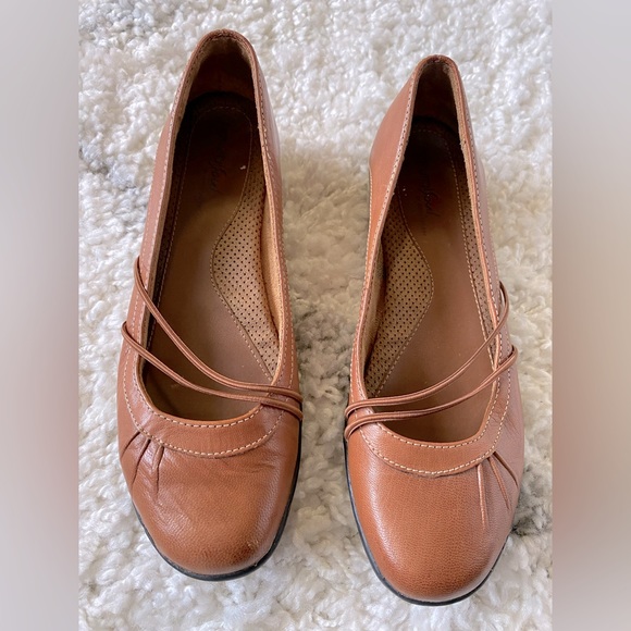 Naturalizer Shoes - Natural Soul By Naturalizer Shoes Flat Mary Jane Brown Comfort Womens Size 8 Med